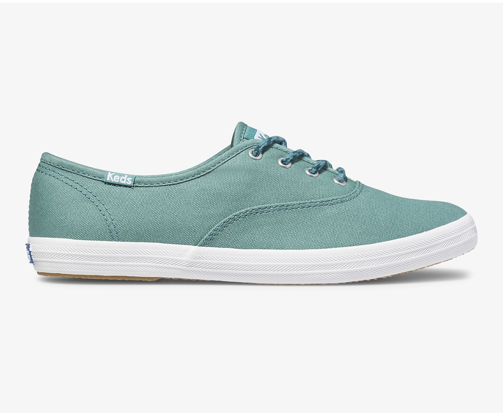 Keds Sneakers Turquoise - Champion Solids - Womens RZECVS-386